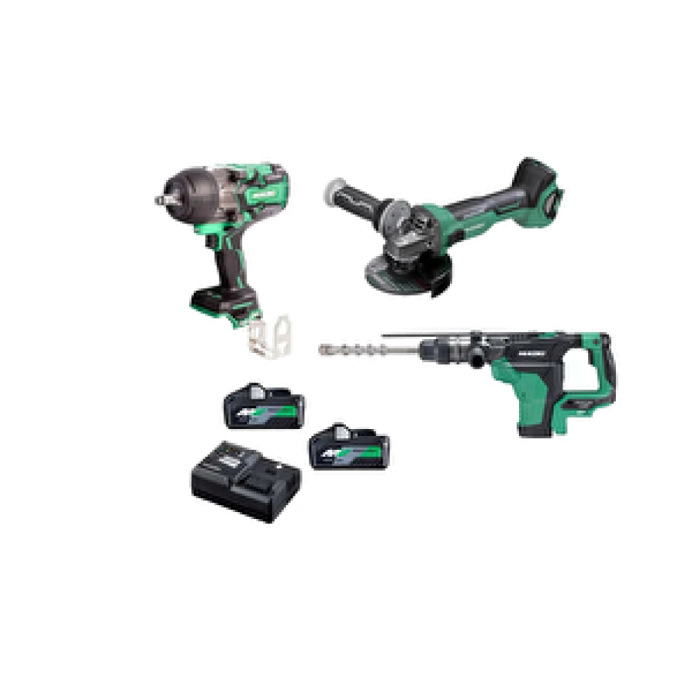 Hikoki Dh36dma Kırıcı Delici Sds Plus ( 7.1 J ) +wr36db Somun Sıkma ( 1050nm )+g3613da Taşlama ( 125 Mm )+2x4 Ah+şarj Cihazı Kırıcı Deliciler & Kırıcılar Fiyatı