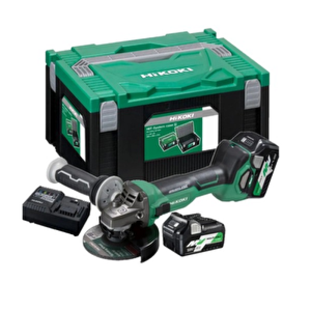 Hikoki G3613da 36volt/4 Ah Akü Li-ion 125mm Kömürsüz Devir Ayarlı Profesyonel Avuç Taşlama 2 Adet 4 Amper Batarya Taşlama Makinesi Fiyatı