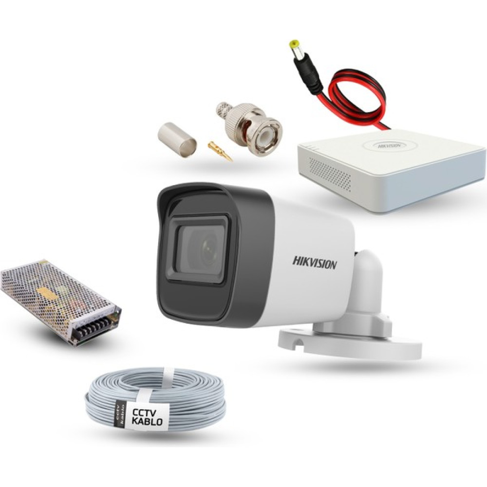 Hikvision 4'lü Kamera Seti Güvenlik Kameraları Fiyatı
