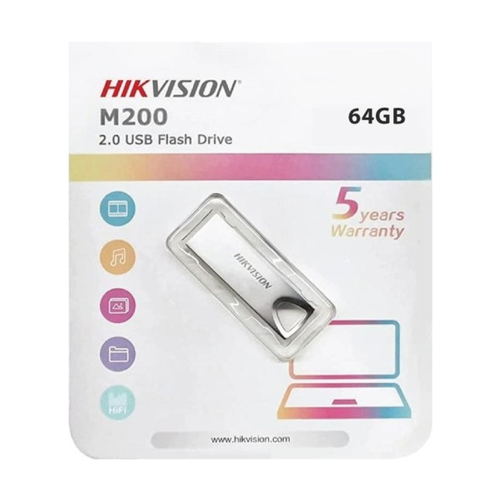 Hikvision HS-USB-M200/64G Usb2.0 64GB Metal Flash Bellek Flash Bellekler Fiyatı
