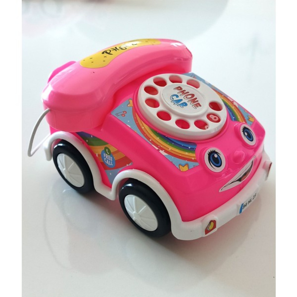 Hilal Baby Toys Çevirmeli Oyuncak Telefon-Arabalı Telefon Pembe - 07-Pembe Oyun Seti Fiyatı