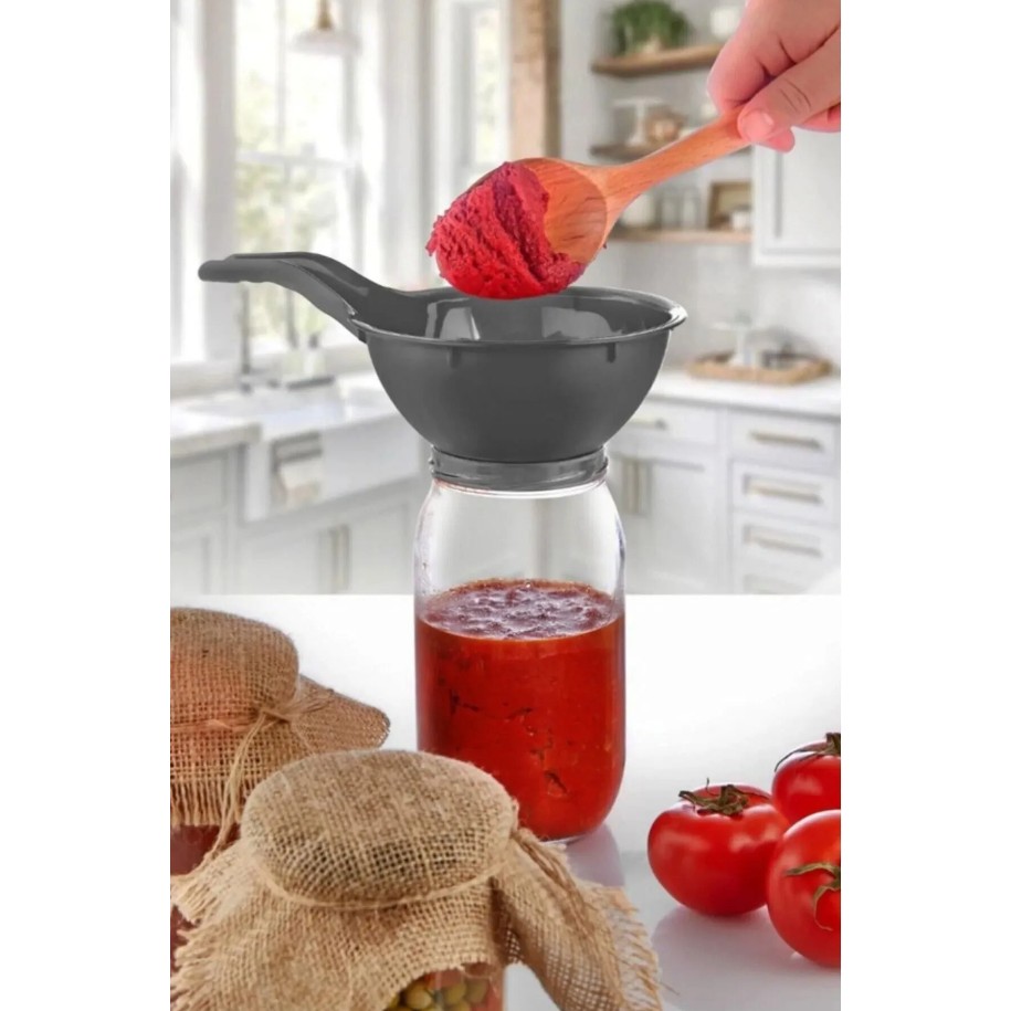 Hilamingo Home Pratik Kışlık Kavanoz Hunisi Konserve Reçel Salça Doldurma Hunisi Geniş Ağız Konserve Kavanoz Huni Diğer Fiyatı