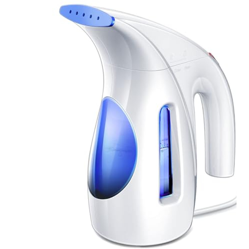 HiLIFE Steamer for Clothes, Portable Handheld Design, 240ml Big Capacity, 700W, Strong Penetrating Steam, Removes Wrinkle, for Home, Office(ONLY FOR 120V)