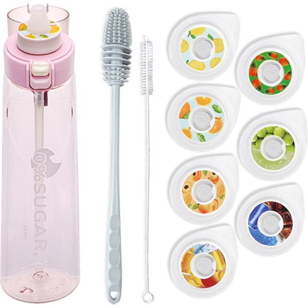 Hilker Tritan Kokulu Su Bardağı 650 ml Açık Spor Spor Su Şişesi Meyve Aromalı Su Isıtıcısı Lezzet Halkası ile Aromalı Su Isıtıcısı (Yurt Dışından) Suluk Fiyatı