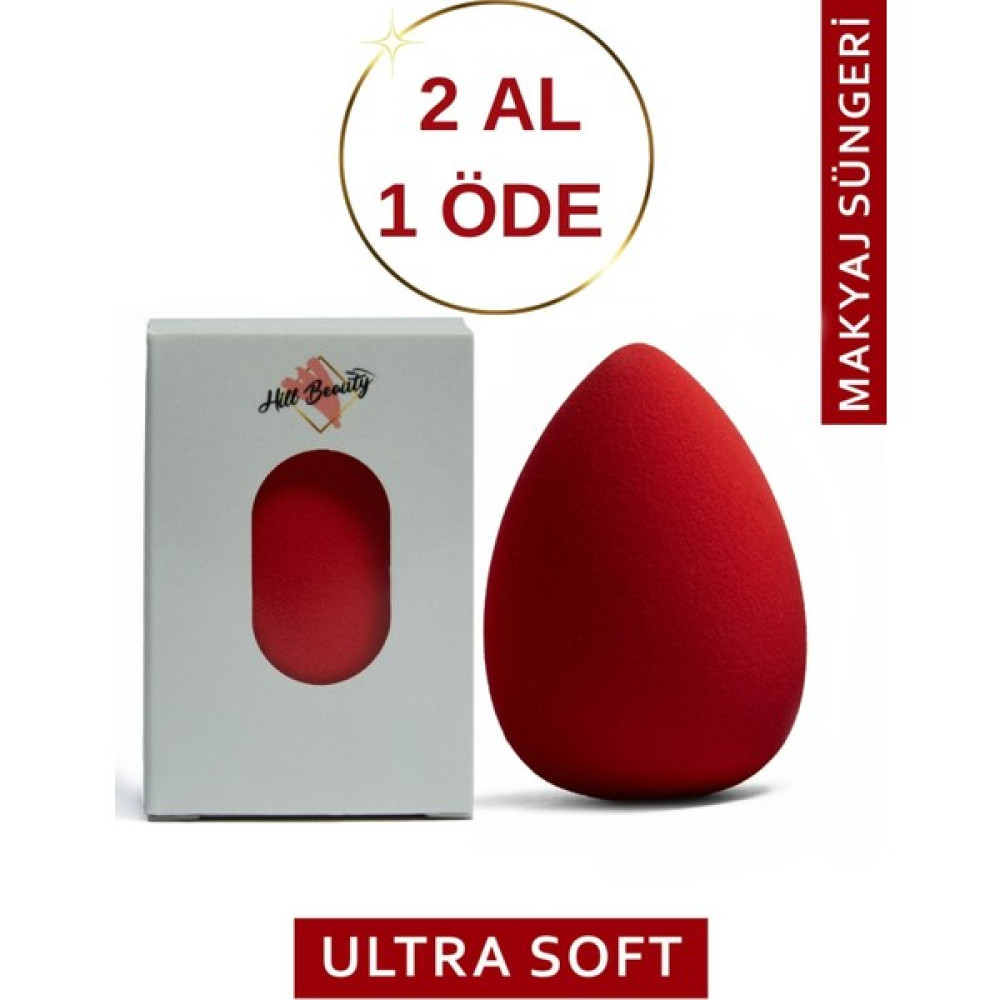 Hill Beauty Ultra Soft Makyaj Süngeri Kırmızı Makyaj Fırça ve Aksesuarları Fiyatı