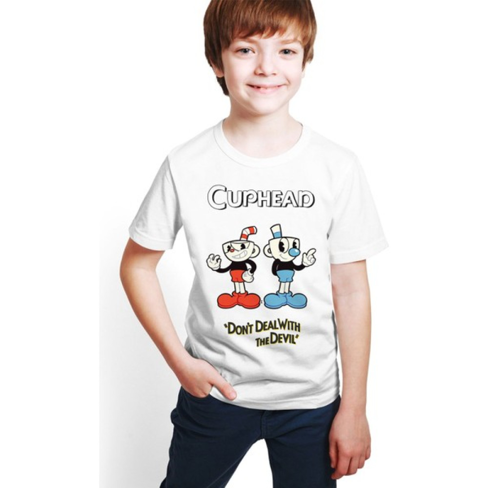 Hilon Cuphead Unisex Çocuk Tişört HC04 Erkek Çocuk T-shirt Fiyatı