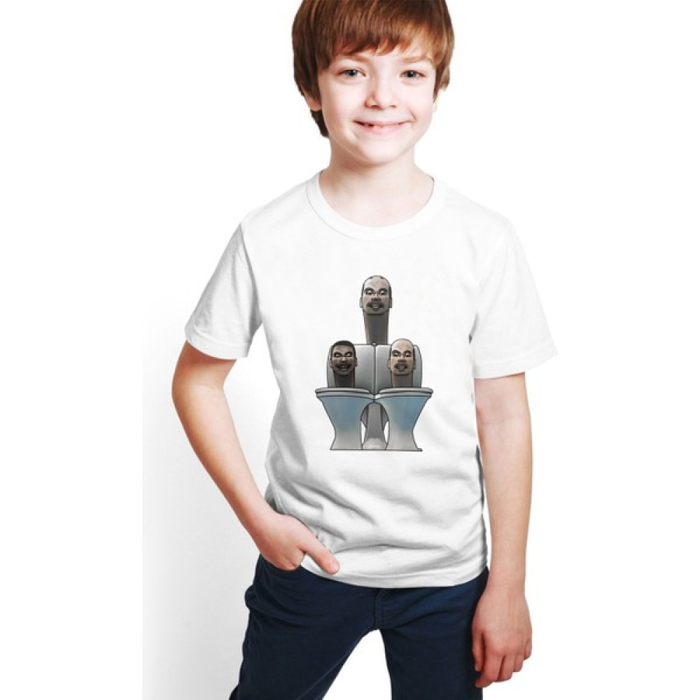 Hilon Skibidi Toilet Baskılı Unisex Çocuk Tişört H010 Erkek Çocuk T-shirt Fiyatı