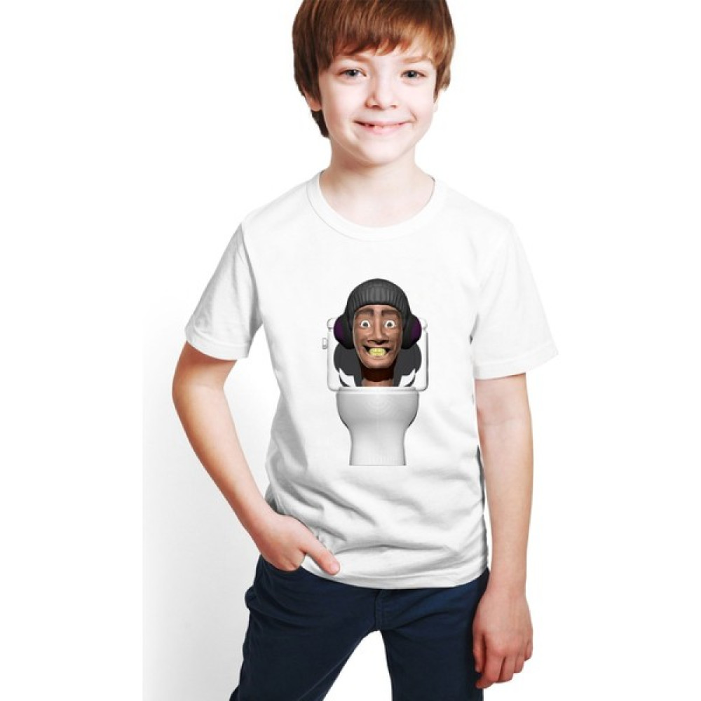 Hilon Skibidi Toilet Baskılı Unisex Çocuk Tişört H012 Erkek Çocuk T-shirt Fiyatı