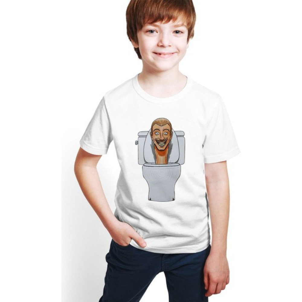 Hilon Skibidi Toilet Baskılı Unisex Çocuk Tişört H02 Erkek Çocuk T-shirt Fiyatı