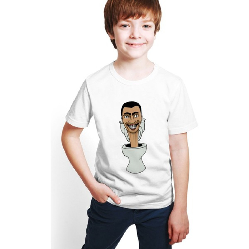 Hilon Skibidi Toilet Baskılı Unisex Çocuk Tişört H03 Erkek Çocuk T-shirt Fiyatı