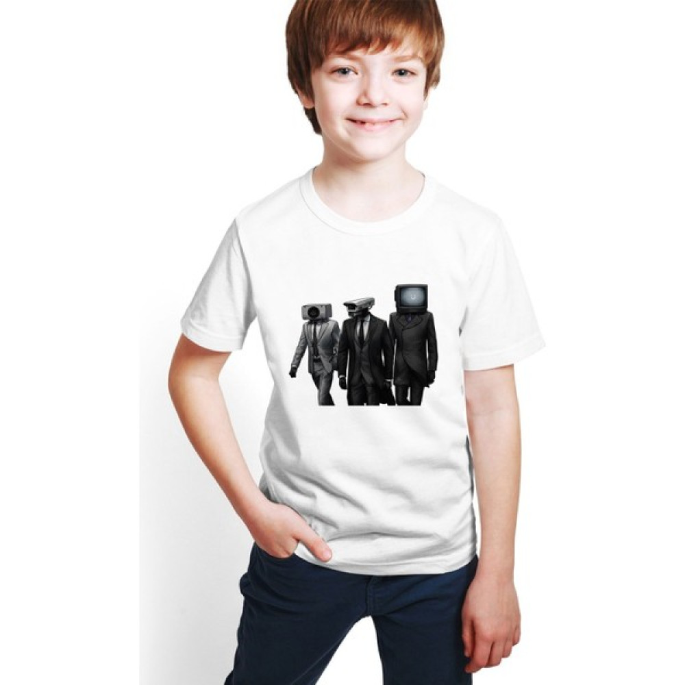 Hilon Skibidi Toilet Baskılı Unisex Çocuk Tişört H04 Erkek Çocuk T-shirt Fiyatı
