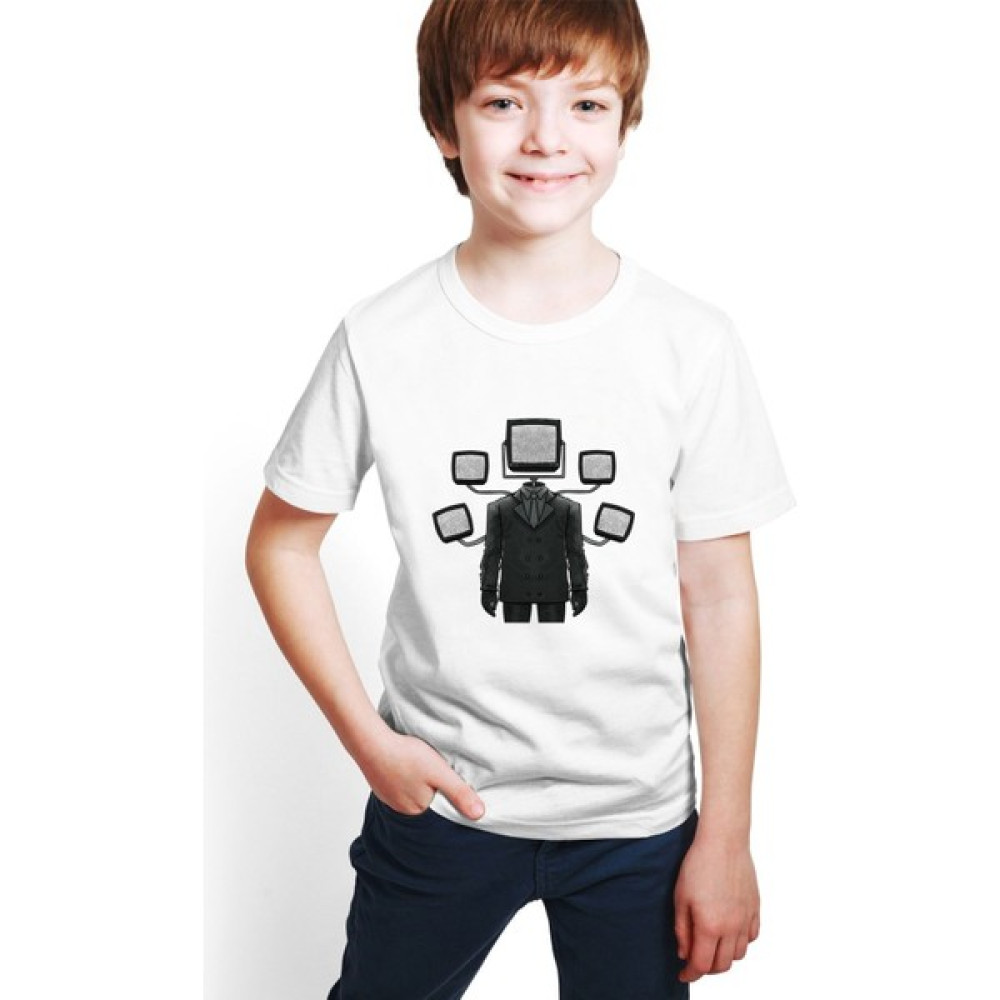 Hilon Skibidi Toilet Baskılı Unisex Çocuk Tişört H09 Erkek Çocuk T-shirt Fiyatı