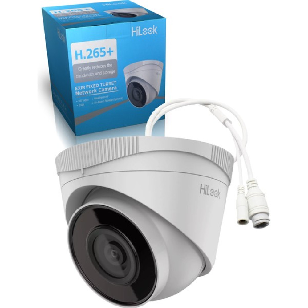 Hilook IPC-T220H-F 2MP, 2.8mm Lens, H265+, 30MT Gece Görüşü, Poe, Dome Ip Kamera Web Kameraları Fiyatı