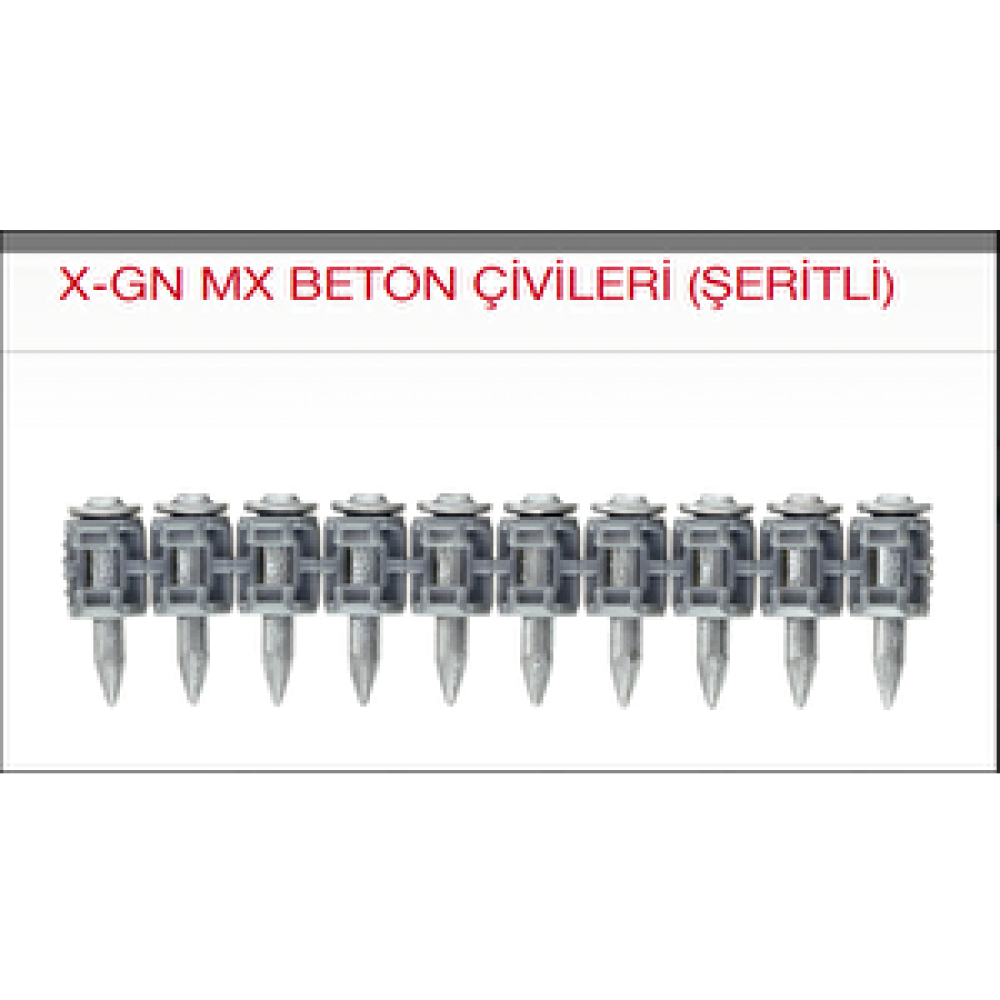 Hilti Hi̇lti̇ Gazli Tabanca Çi̇vi̇si̇ X-c 27mm G3 Mx 27 Mm 1200 Adet+ Gaz Tüpü gc 42 Vida, Çivi, Somun Fiyatı