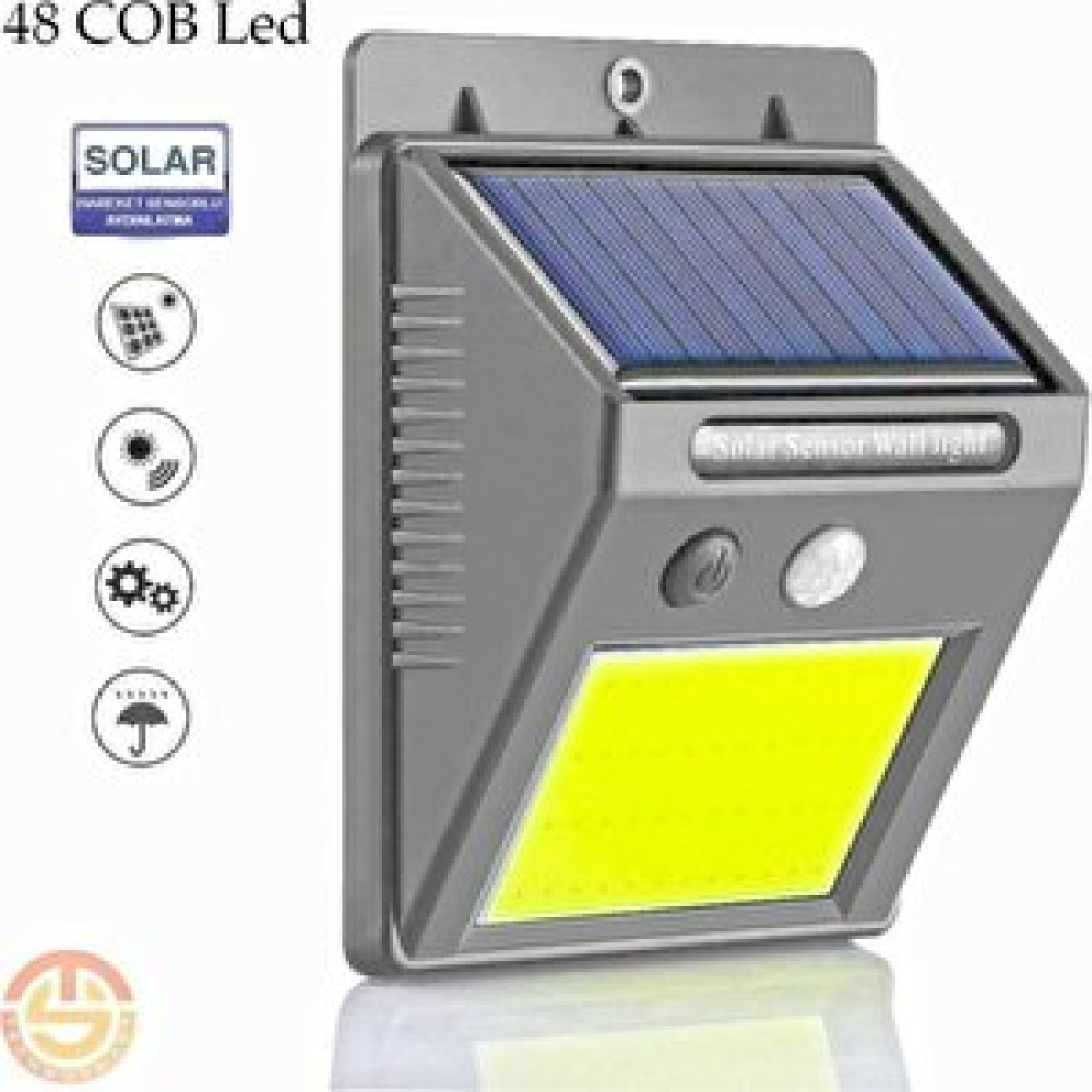 Himarry 48 Ledli Güneş Enerjili Bahçe Lambası Solar Hareket Sensörlü Dış Mekan Aydınlatma Fiyatı