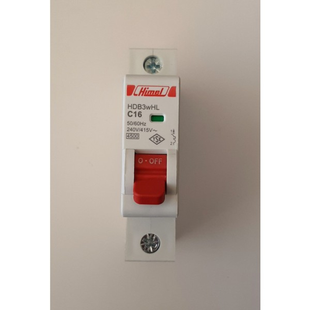 Himel 1X16A C Tipi 4,5ka Otomatik SIGORTA-HDB3WHL1C16 Oto Boyaları Fiyatı