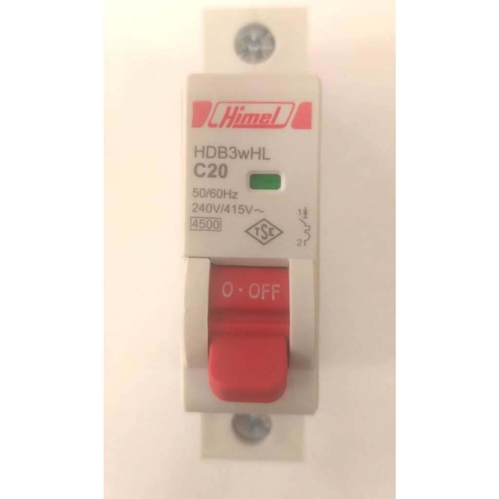 Himel 1X20A C Tipi 4,5ka Otomatik SIGORTA-HDB3WHL1C20 Diğer Fiyatı