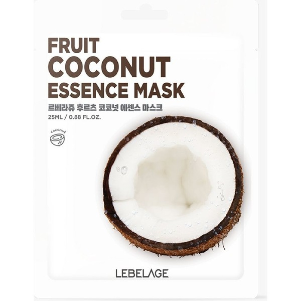 Hindistan Cevizi Özü Içeren Nemlendirici Kağıt Maske Lebelage Fruit Coconut Mask Maskeler Fiyatı
