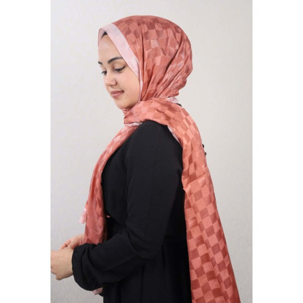 Hint İpek Desenli Monogram Şal - Desen-04 - Renk-07 -96 Şal / Fular & Eşarp Fiyatı