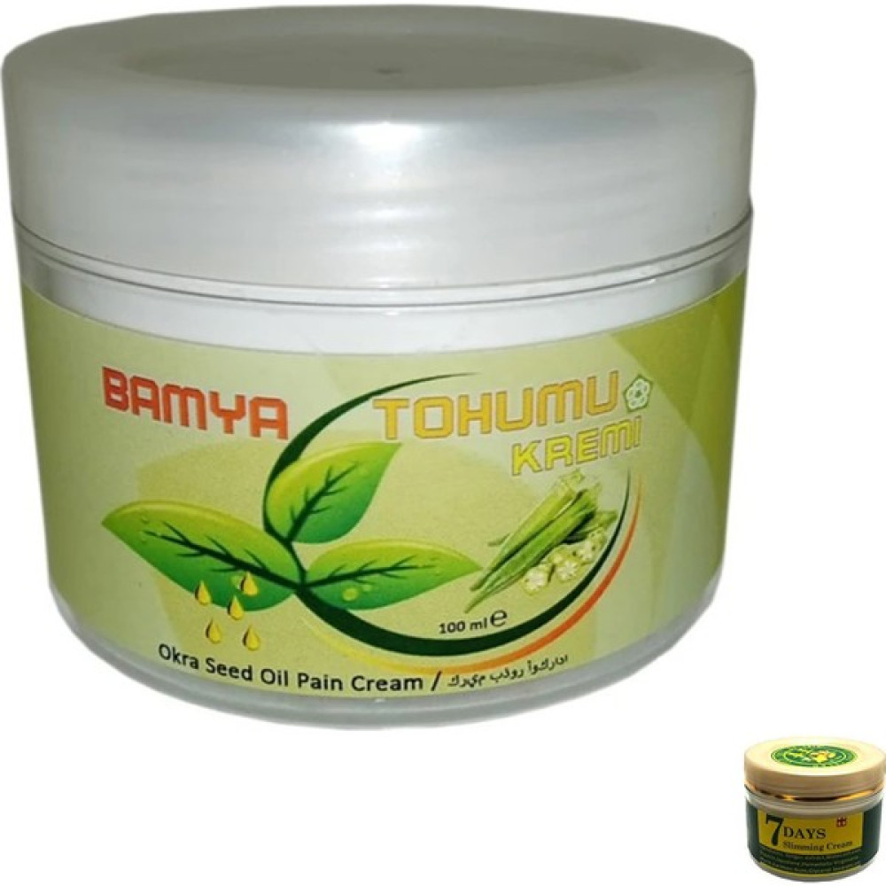 Hintohu Bamya Tohumu Kremi Vücut Sızıları Için 100 ml x 1 / 7days Slimming Cream Vücut Bakım Kremi 100 ml Vücut Sıkılaştırıcı ve İncelticiler Fiyatı