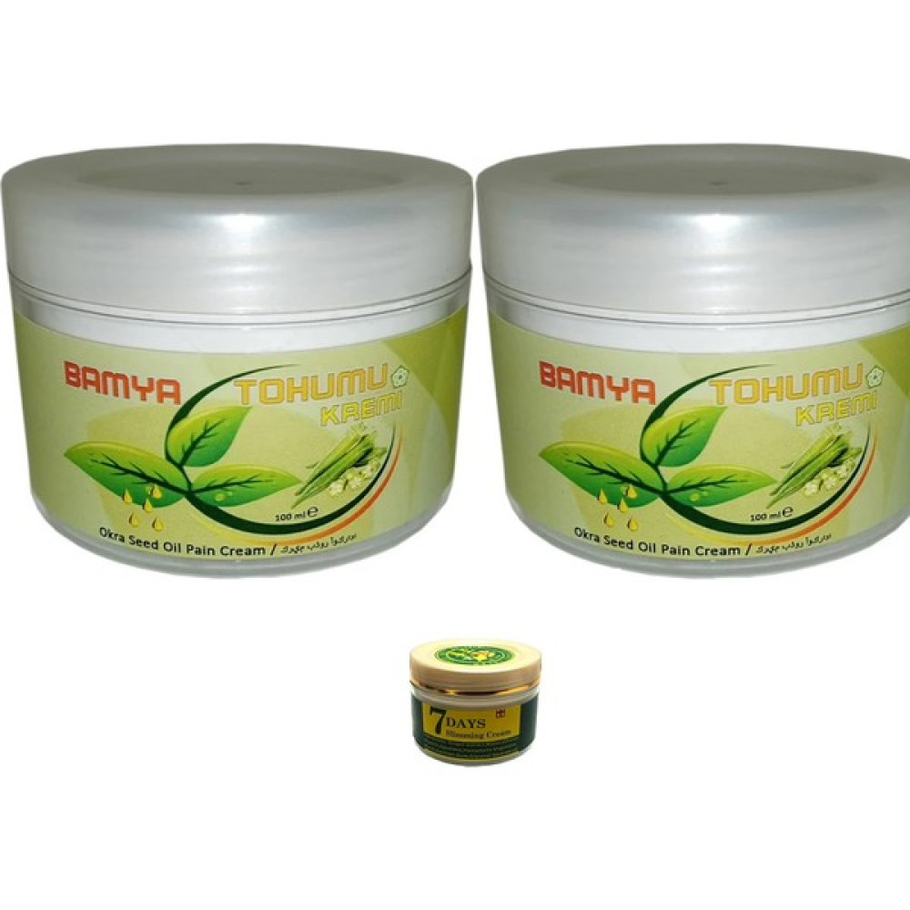 Hintohu Bamya Tohumu Kremi Vücut Sızıları Için Krem 100 ml x 2 / 7days Slimming Cream Vücut Bakım Kremi 100 ml Vücut Sıkılaştırıcı ve İncelticiler Fiyatı