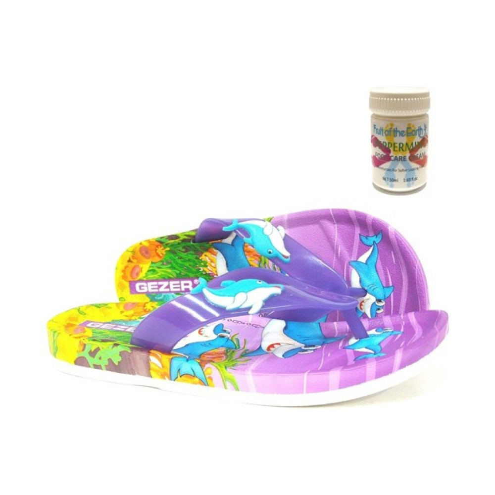 Hintohu Gzr Kız Çocuk Parmak Arası Plaj Ev Deniz Havuz Günlük TERLIK+50ML Topuk Çatlağı ve Nasır Giderici Krem Kız Çocuk Terlik & Sandaleti Fiyatı