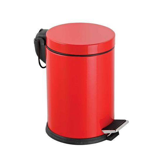 Hiper 16 lt Pedallı Kırmızı Çöp Kovası