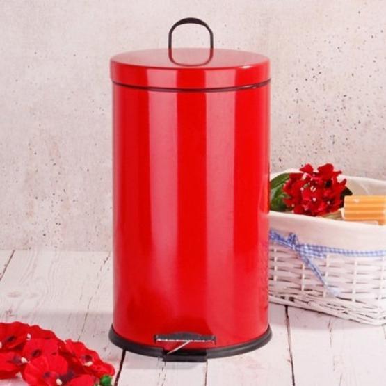 Hiper 16 lt Pedallı Kırmızı Çöp Kovası Çöp Kovaları Fiyatı