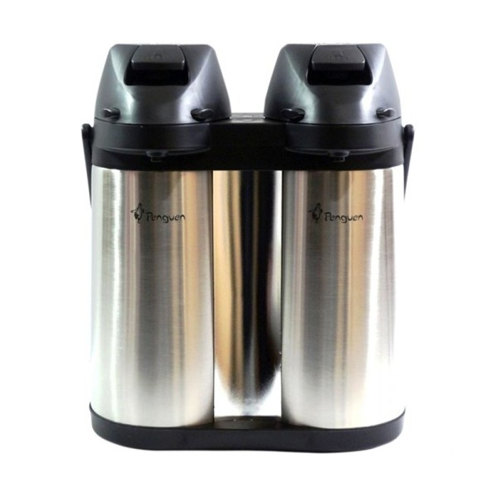 Hiper Penguen 1240Xl 2 + 2 Lt İkili Çelik Termos Termoslar Fiyatı