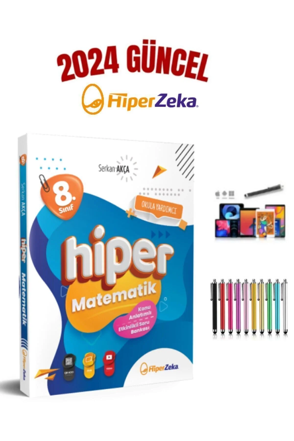 Hiper Zeka Yayınları 2025 Güncel Müfredat Hiperzeka 8.sınıf Matematik Etkinlikli Odaklı Konuanlatımlı Soru Bankası Kalem" Ders Sınav Kitapları Fiyatı