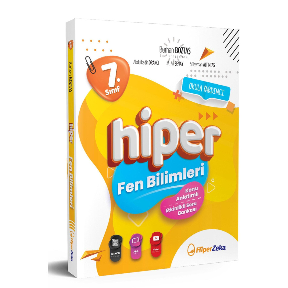 Hiper Zeka Yayınları 7. Sınıf Hiper Fen Bilimleri Konu Anlatımlı & Etkinlikli Soru Bankası Nw | Burhan Boztaş Yardımcı Kitaplar Fiyatı