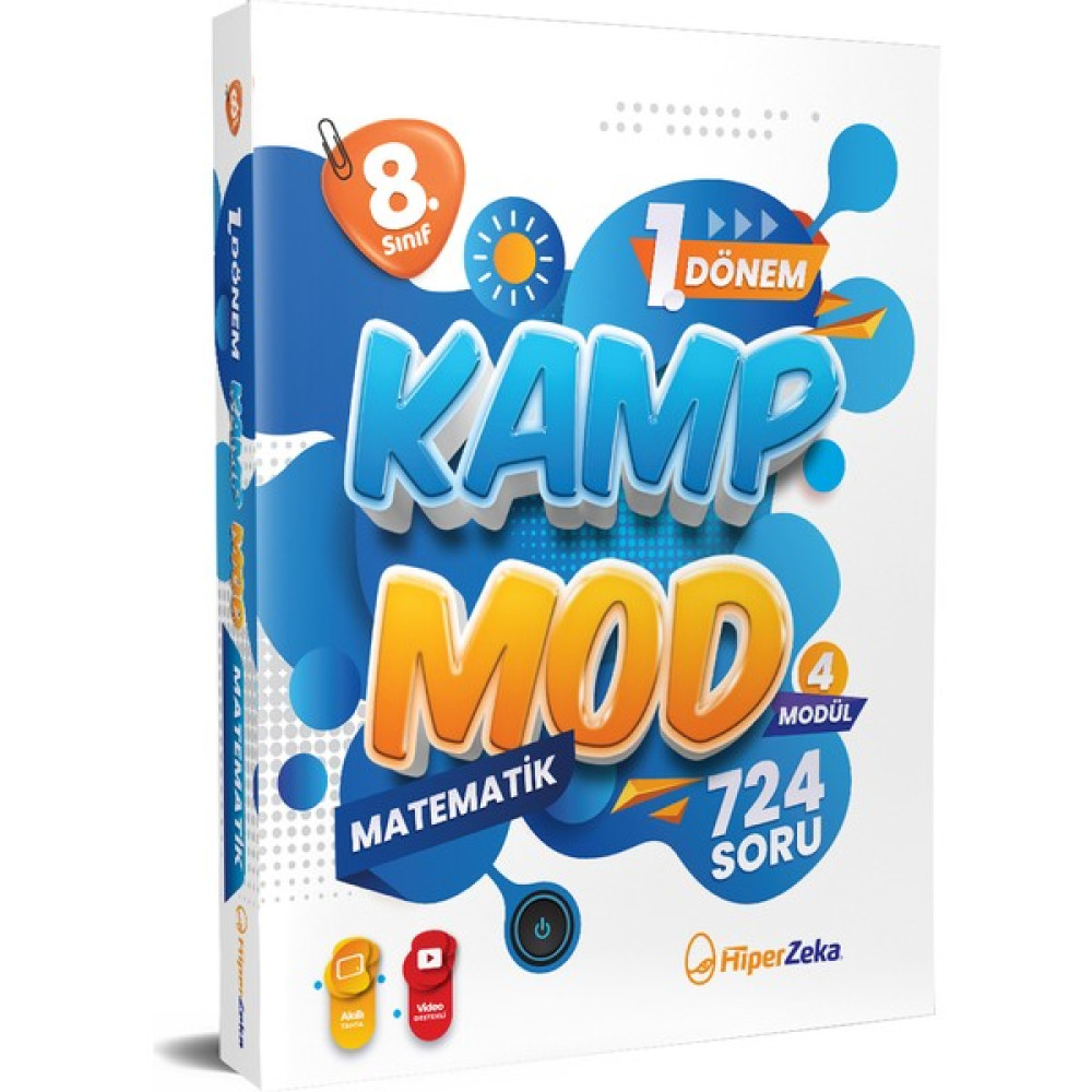 Hiper Zeka Yayınları 8. Sınıf 1. Dönem Kamp Mod Matematik 4 Teknik Analiz Modülü Tüm Dersler Fiyatı