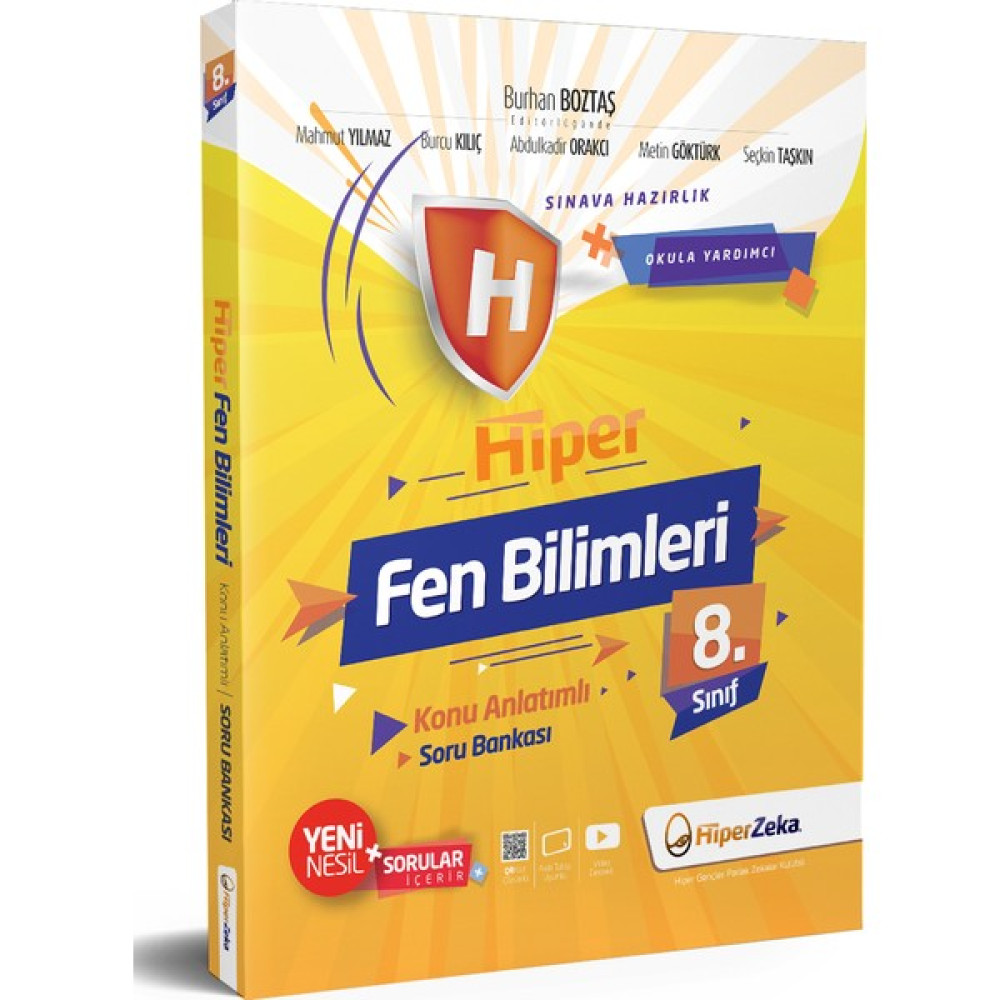 Hiper Zeka Yayınları 8. Sınıf Hiper Fen Bilimleri Konu Anlatımlı & Soru Bankası Fen - Bilişim ve Teknoloji Fiyatı
