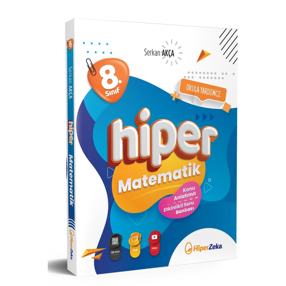 Hiper Zeka Yayınları 8. Sınıf Hiper Matematik Konu Anlatımlı & Etkinlikli Soru Bankası Nw | Serkan Akça Yardımcı Kitaplar Fiyatı
