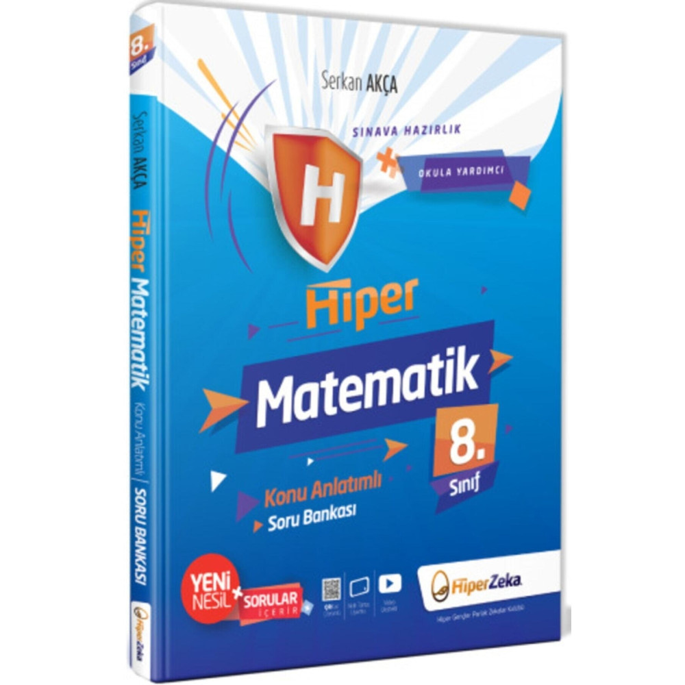 Hiper Zeka Yayınları 8. Sınıf Matematik Konu Anlatımlı Soru Bankası Serkan Akça Yardımcı Kitaplar Fiyatı
