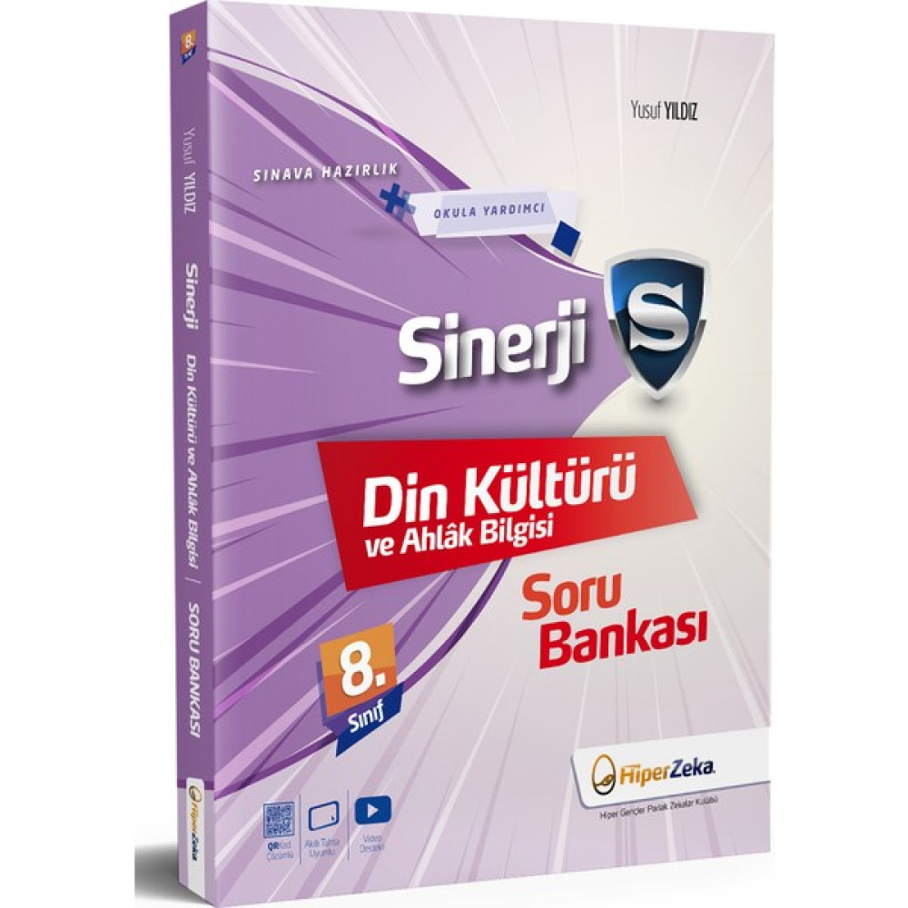 Hiper Zeka Yayınları 8. Sınıf Sinerji Din Kültürü ve Ahlak Bilgisi Soru Bankası Tüm Dersler Fiyatı