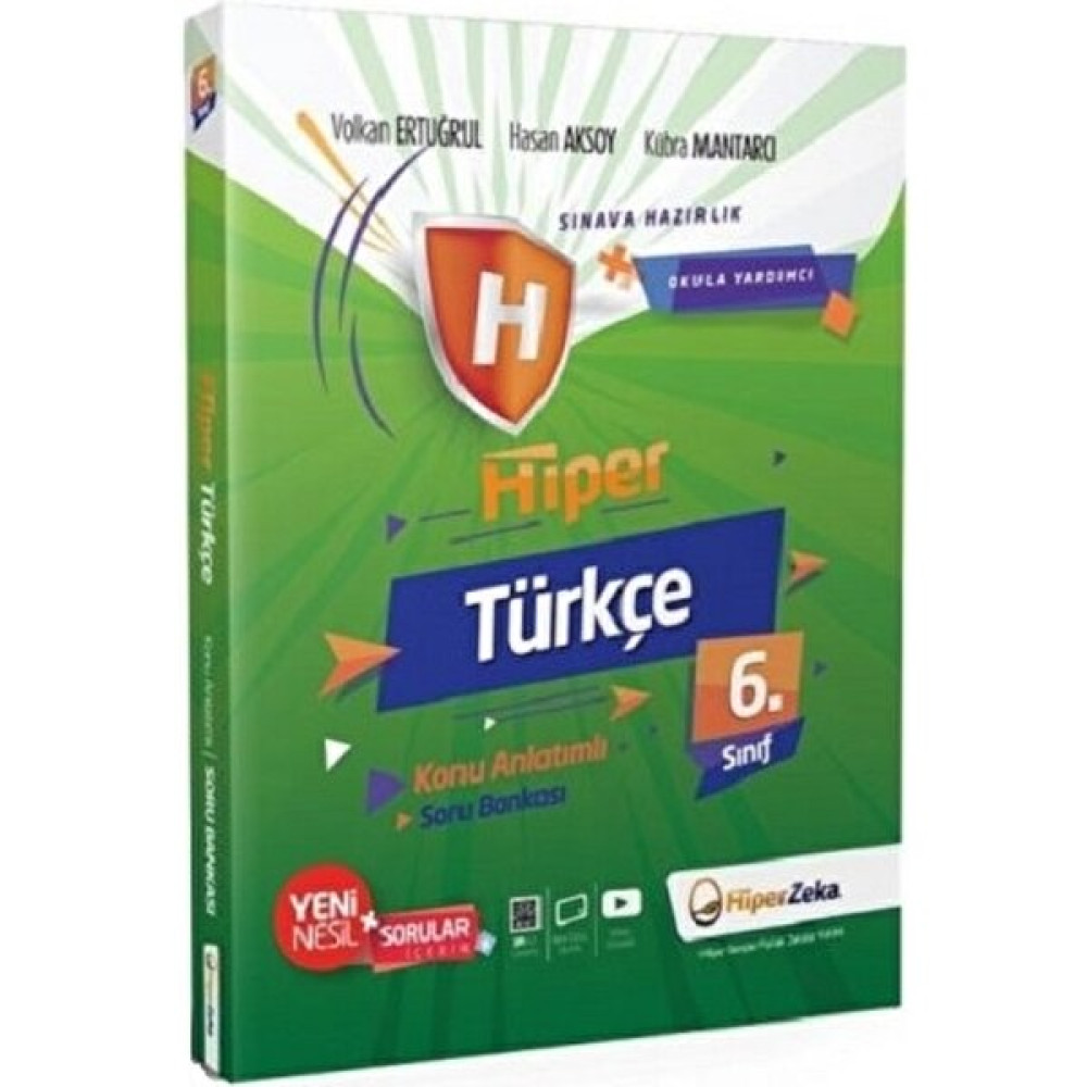 Hiper Zeka Yayınları Hiper 6. Sınıf Türkçe Konu Anlatımlı & Soru Bankası | Hasan Aksoy Tüm Dersler Fiyatı