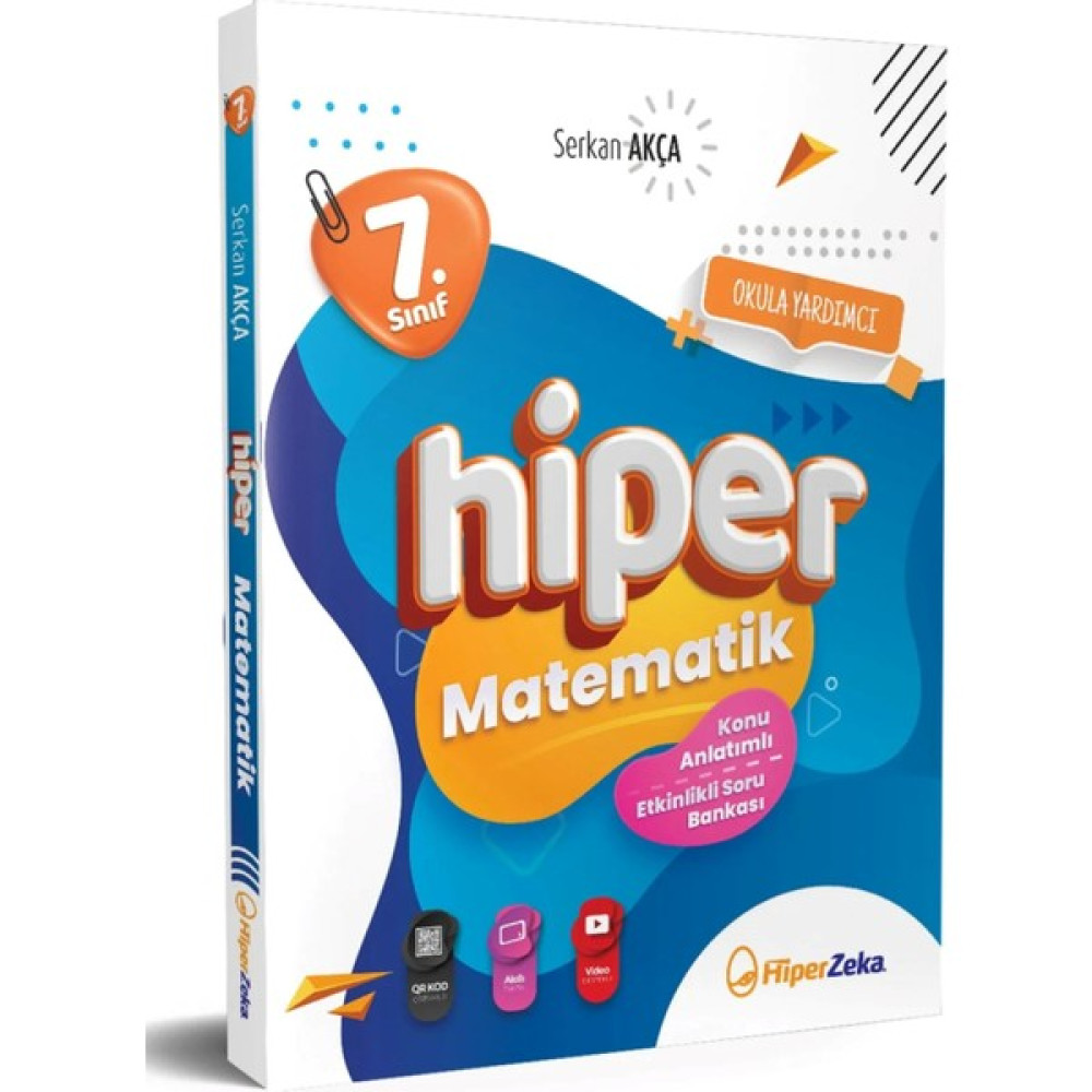 Hiper Zeka Yayınları Hiper 7. Sınıf Matematik Konu Anlatımlı & Soru Bankası | Serkan Akça Tüm Dersler Fiyatı
