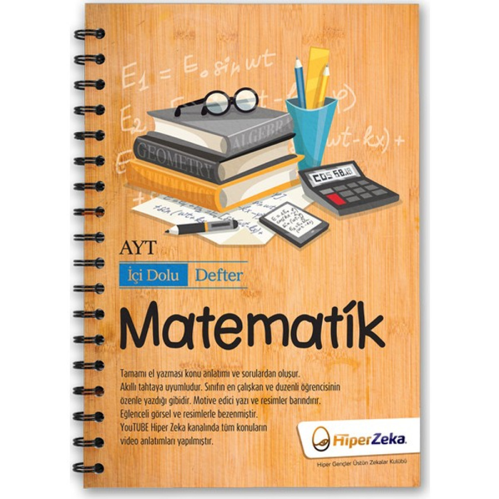 Hiper Zeka Yayınları İçi Dolu Defter YKS | AYT Matematik Temel Yeterlilik Testi (TYT) Fiyatı