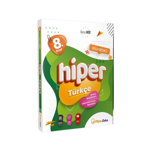 HiperZeka 8. Sınıf Hiper Türkçe Konu Anlatımlı Soru Bankası Ciltsiz Etkili Eğitim Kaynağı Diğer Fiyatı