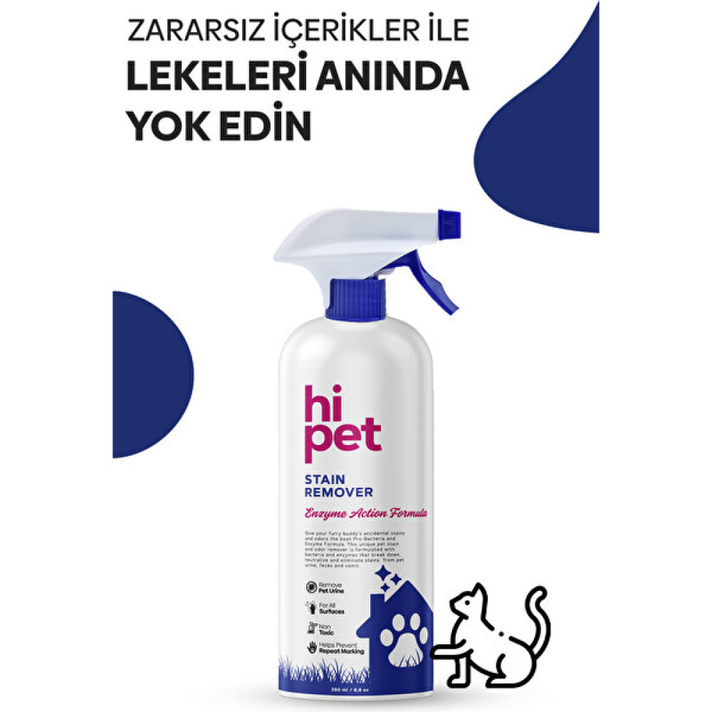 HiPet Kedi Leke Çıkarıcı Spray Evcil Hayvan Ürünleri Fiyatı