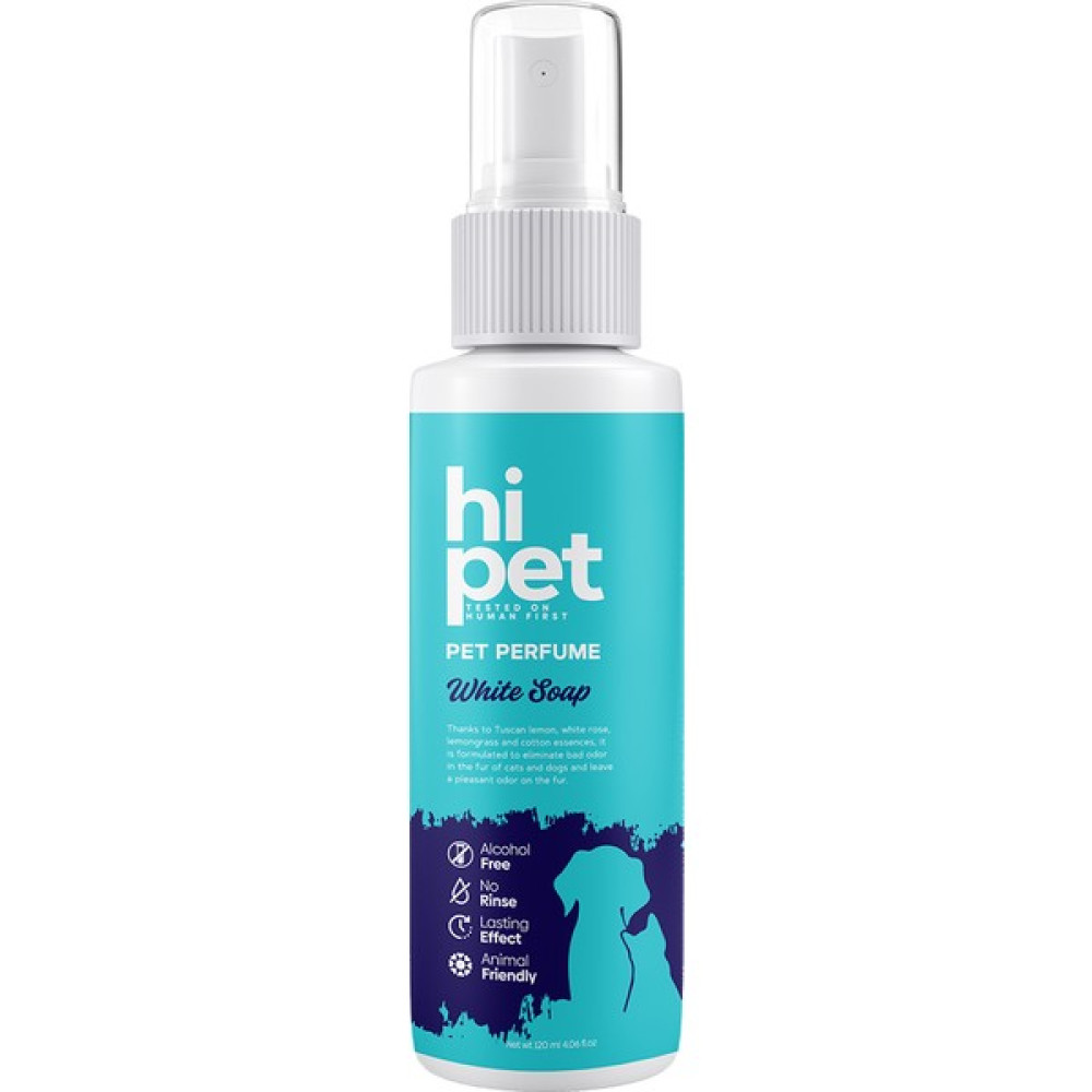 HiPet White Soap Köpek Parfüm 120 ml Evcil Hayvan Ürünleri Fiyatı