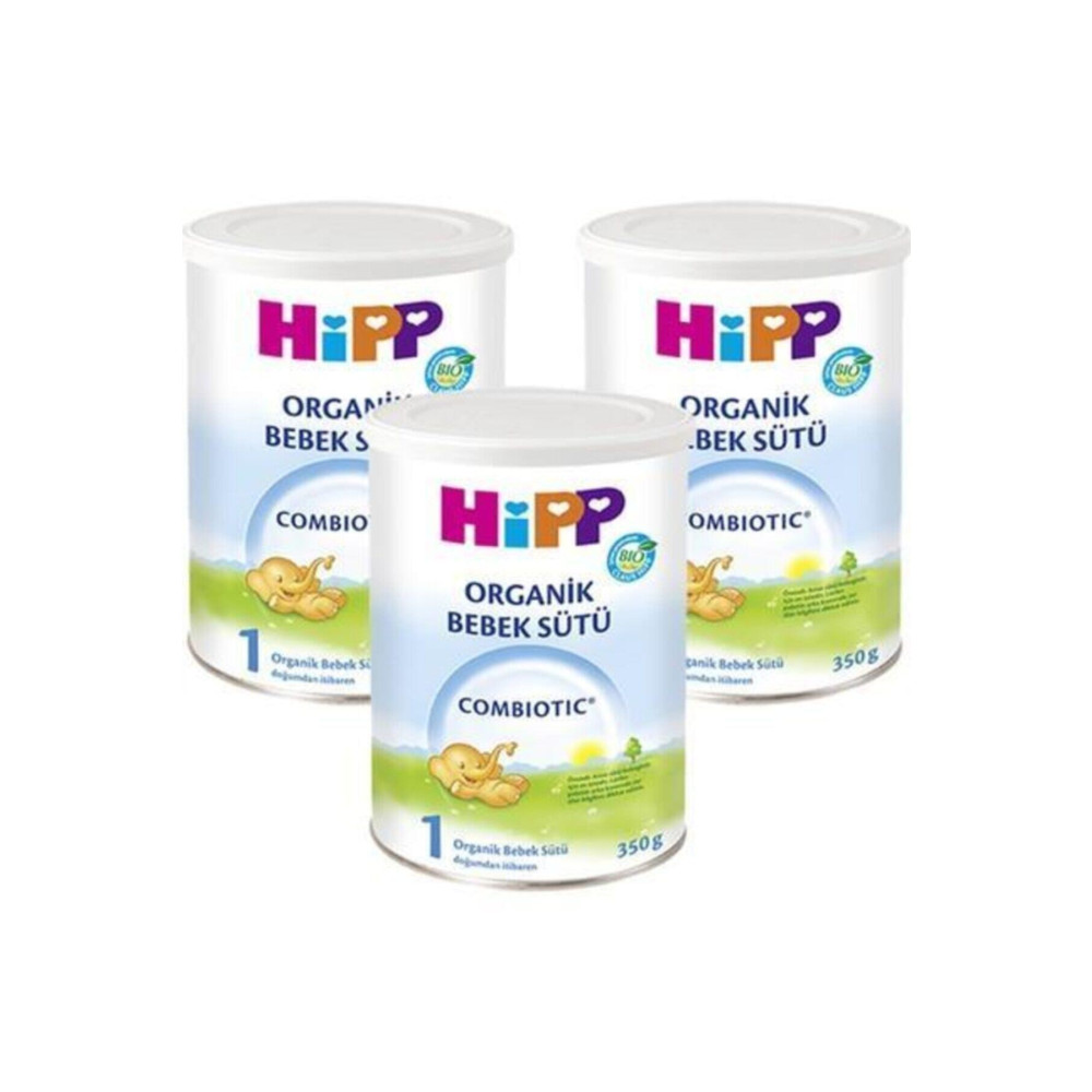 Hipp 1 Numara Organik Combiotic Bebek Sütü 350 gr 3 Lü Paket Bebek Mamaları Fiyatı