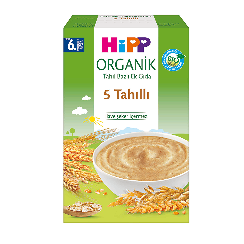 Hipp Organik 5 Tahıllı Ek Gıda 200 Gr Bebek Mamaları Fiyatı