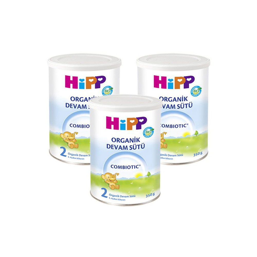 Hipp Organik Combiotic Devam Sütü 2 Numara 350 gr x 3 Adet Bebek Mamaları Fiyatı