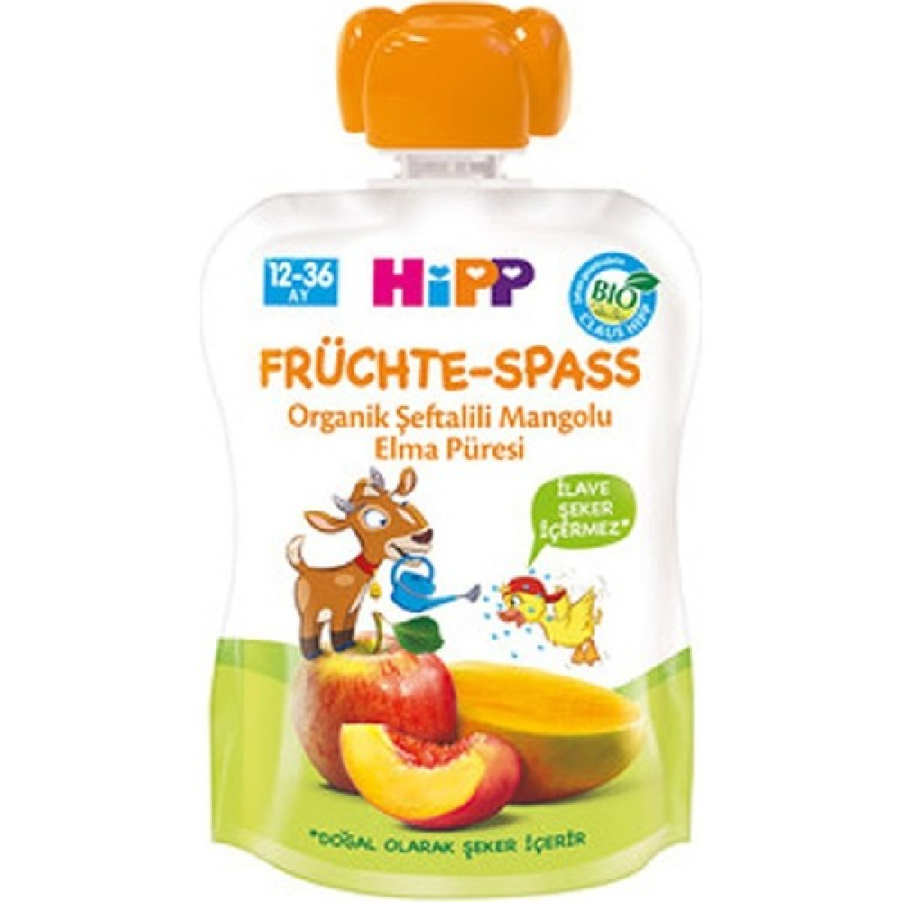Hipp Organik Şeftalili Mangolu Elma Püresi 90 gr Bebek Beslenme Gereçleri Fiyatı