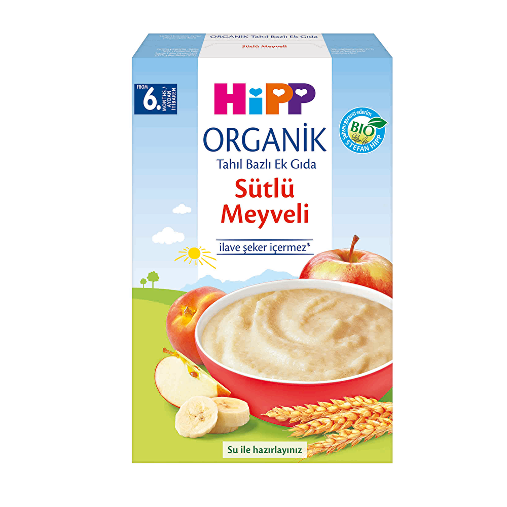 Hipp Organik Sütlü Meyveli Ek Gıda 250 Gr Bebek Mamaları Fiyatı