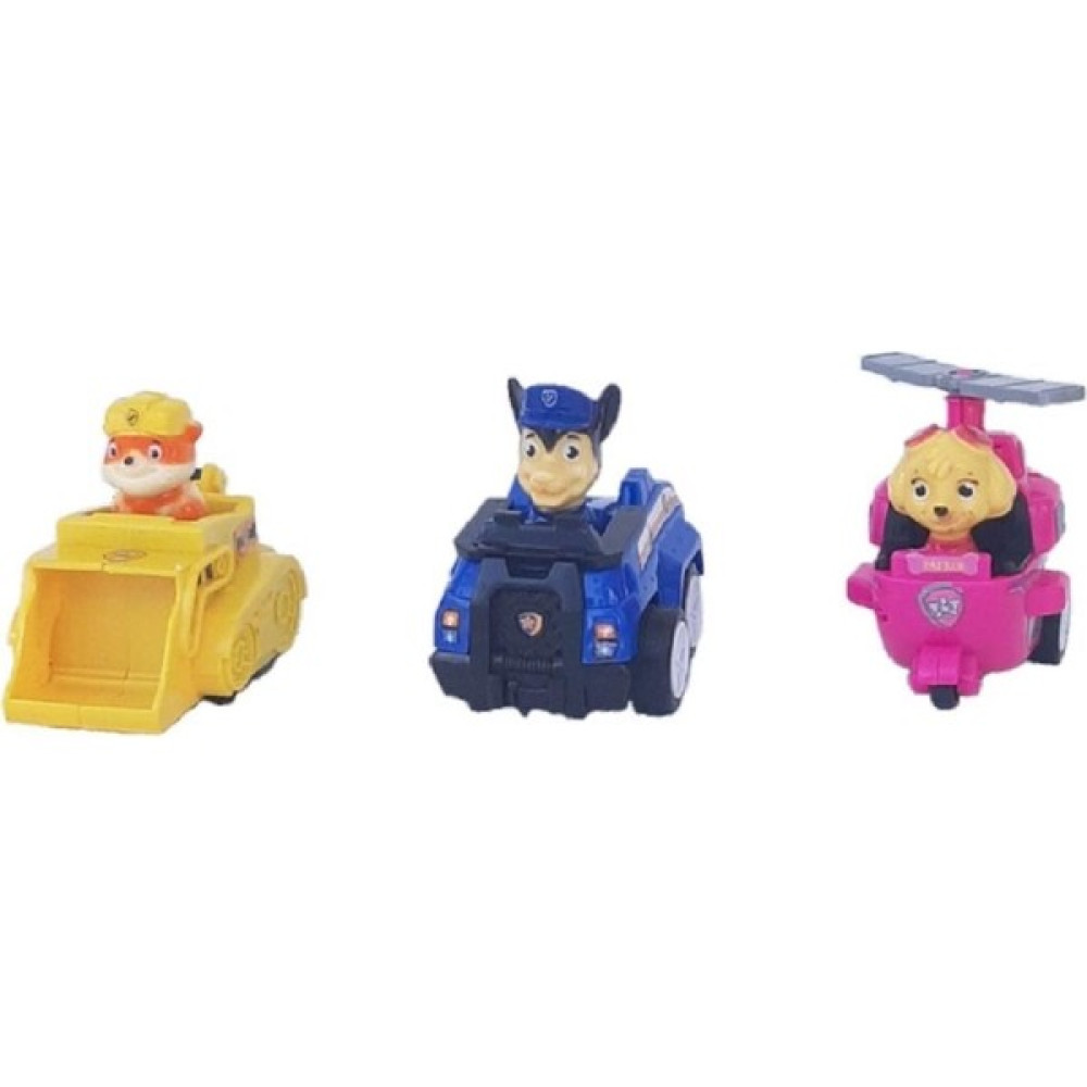 Hippobebe Paw Patrol Chase Rubble Skye Oyuncak Görev Araçları 3 Lü Karakter ve Araçları Seti Oyuncak Fiyatı
