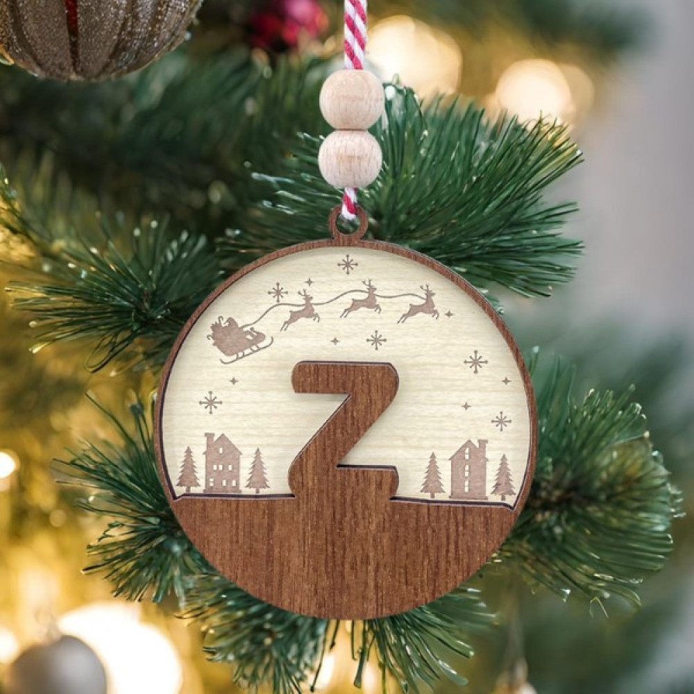 Hippodeco Iskandinav Tarzı Z Harfi Yılbaşı Ağaç Süsü, Kişiselleştirilmiş Minimalist Noel Baba Desenli Çam Ağacı Süsü Yılbaşı Süs ve Aksesuarları Fiyatı