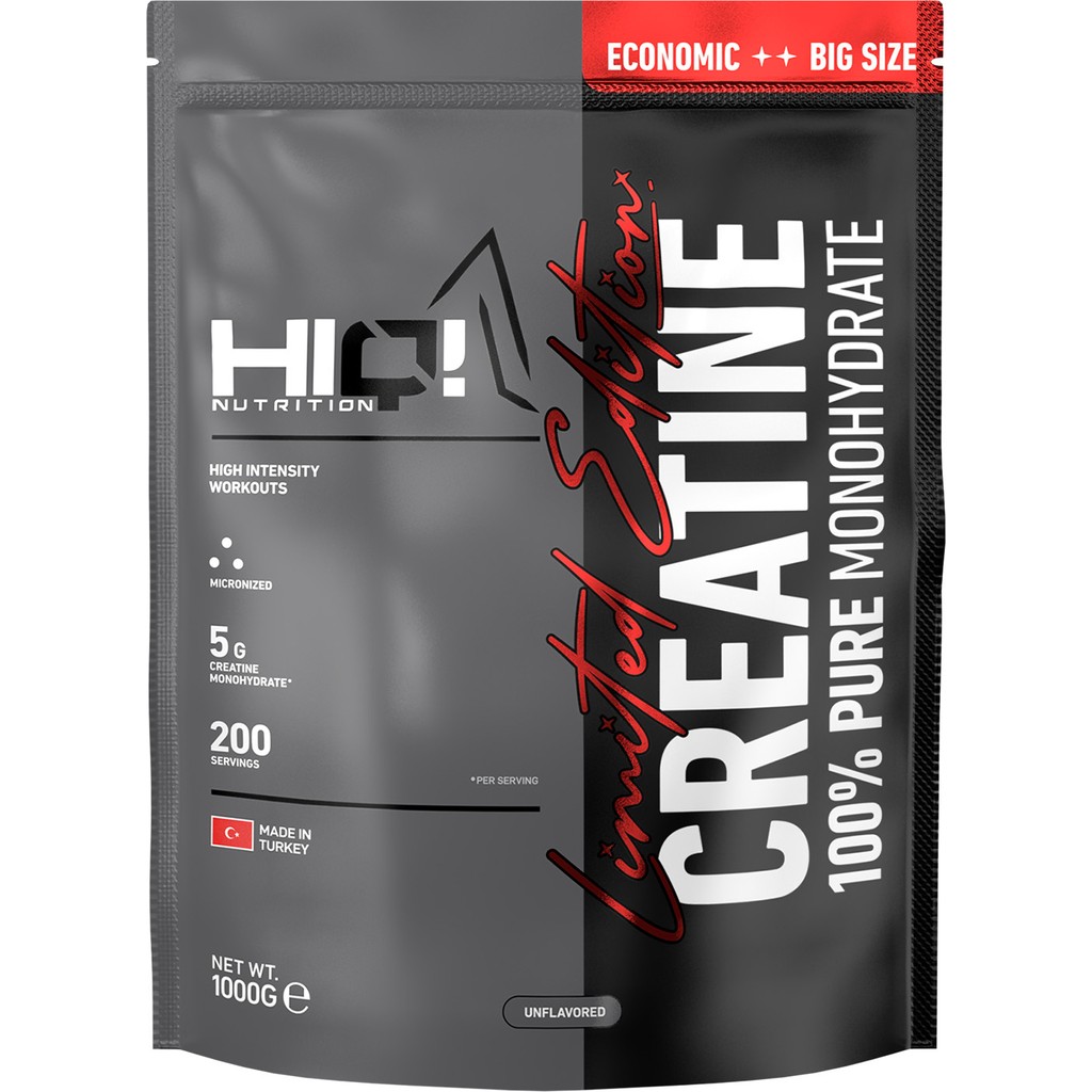 HIQ Nutrition %100 Monohydrate Creatine 1000 gr Toz Aromasız Türkiye Menşeli Yetişkin Kullanımı İçin Diğer Fiyatı